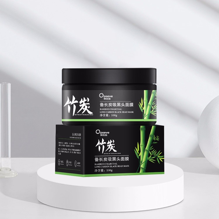 備長(zhǎng)炭吸黑頭面膜OEM代加工